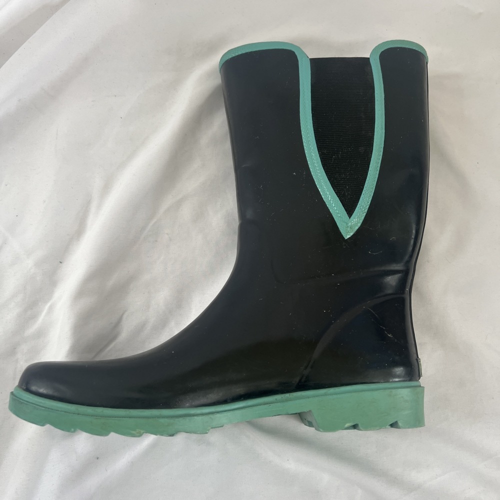 Ranger Women's‎ 11 Rain Boots black Green READ - Picture 9 of 10